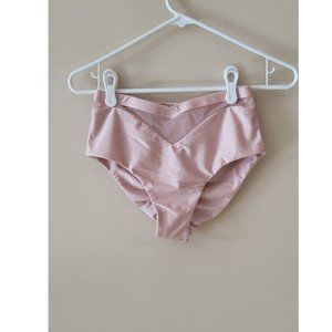 Tatiana Baby Pink Mesh Satin Pole Dancing Bottom